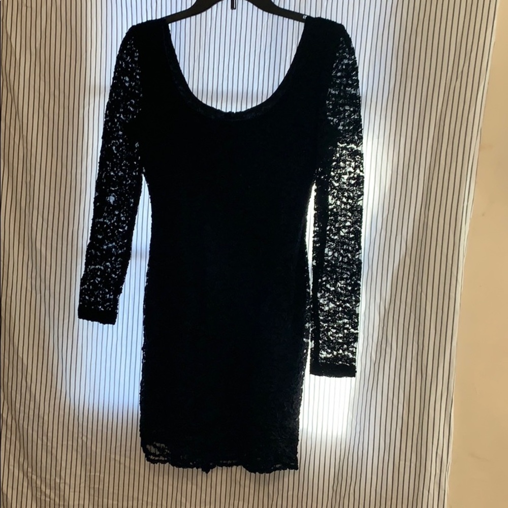Black Lacy Party Dress